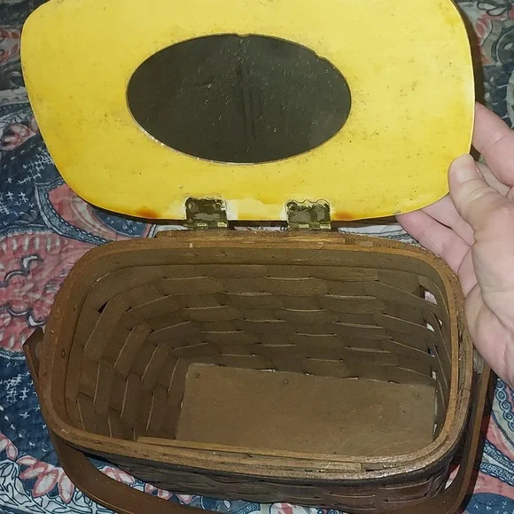 Basketville Putney Vermont Basket purse - Picture 6 of 9